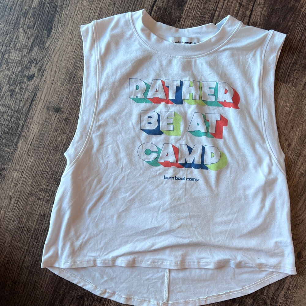 Burn Boot Camp “Rather Be At Camp” Tank - Sz Medium